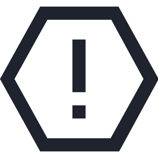 Hexagonal, road, sign, stop, symbol, traffic icon