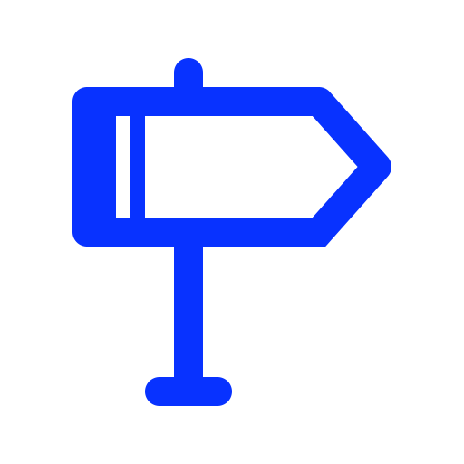 Arrow, crossroad, direction, navigation, right, road, sign icon