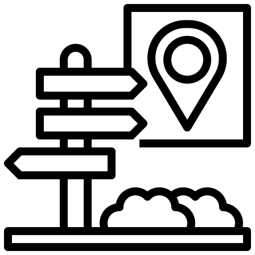 Directional, orientation, panel, road, sign, signaling, signs icon