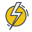 Electricity Colored Outline icon 64x64