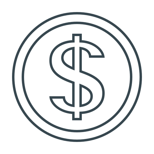 Currency, dollar, money, sign, usd icon