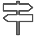 Arrow,Direction,East,North,Road,Sign,South