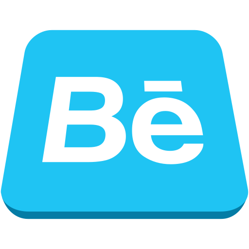 Behance, media, audio, video, music, logo icon