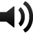 Audio, editing, sound, speaker, volume icon