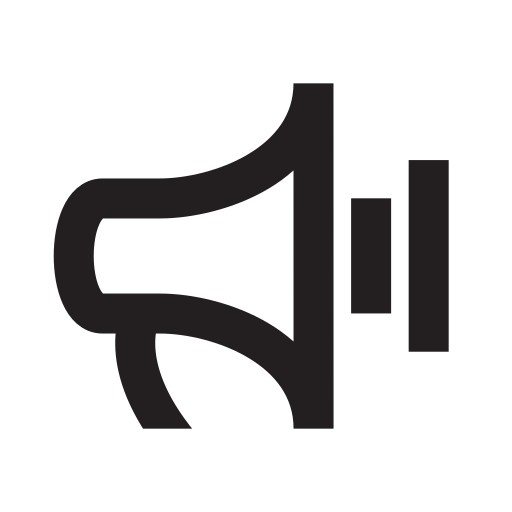 Audio, sound, speaker, volume icon