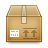 Box, with, tape icon