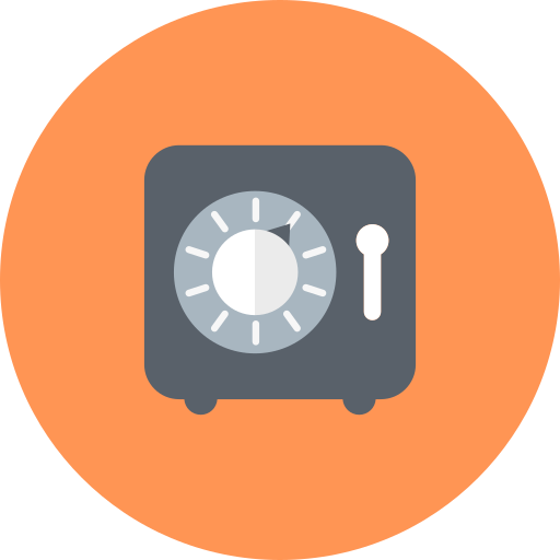 Bank, box, cash, deposit, money, safe icon