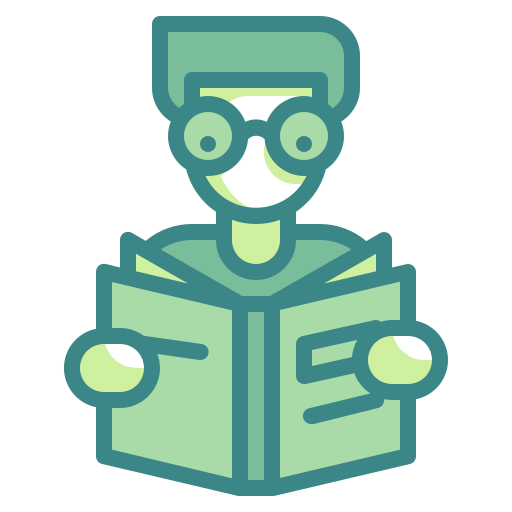 Avatar, book, education, library, reading, school, user icon