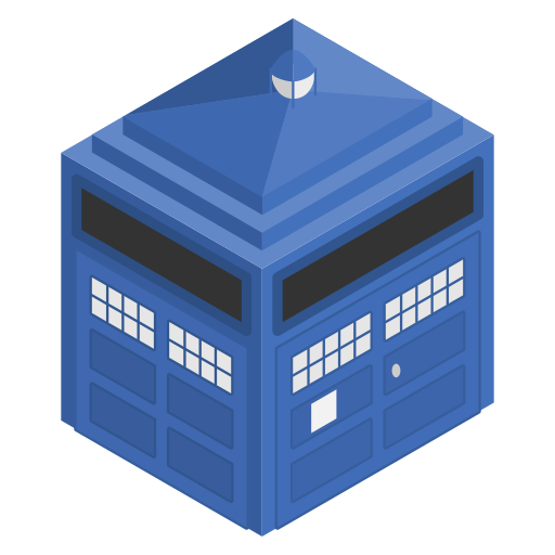 Box, doctorwho, police, cabin, blue, tardis icon