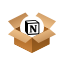 Isometric social boxes icon 64x64