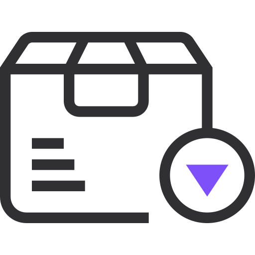 Archive, box, download, document, file, files, save icon