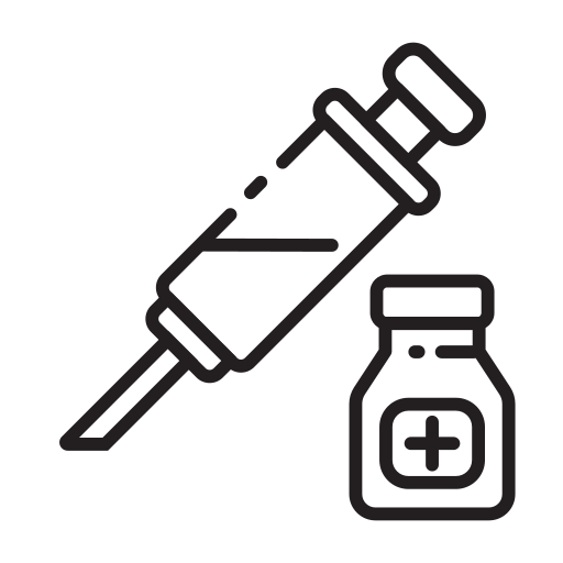 Emergency, health, medicine, vaccine icon