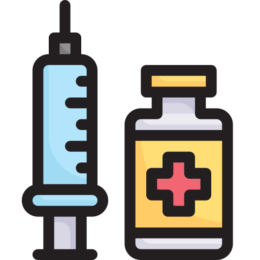 Disease, epidemic, infection, medicine, transmission, vaccine, virus icon