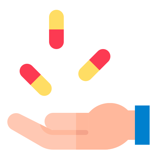Capsule, drug, medicine, vaccine, virus icon