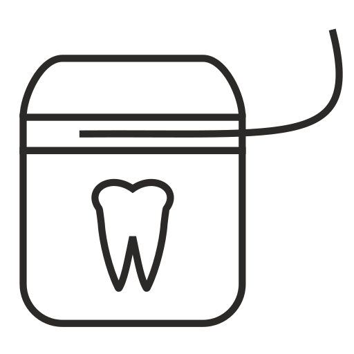 Dental, floss, health, stomatology, doctor, healthcare, medicine icon
