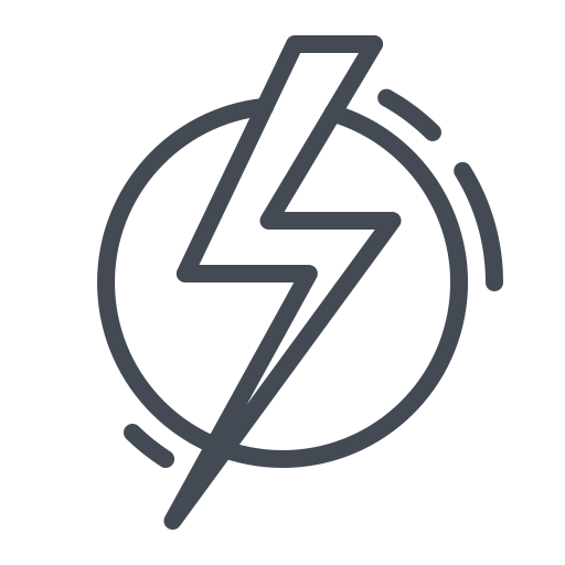 Electric, electricity, power, sign, thunder icon