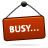 Busy,Red,Sign