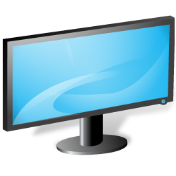 Monitor, screen icon