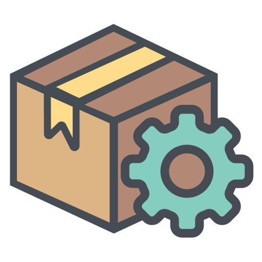 Box, configuration, logistic, setting, shipping, transportation, truck icon