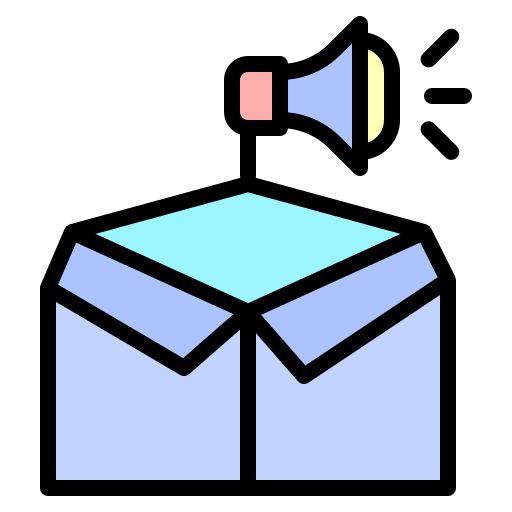 Box, delivery, orders, package, product, production, shipping icon