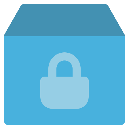 Box, delivery, package, parcel, privacy, shipping icon
