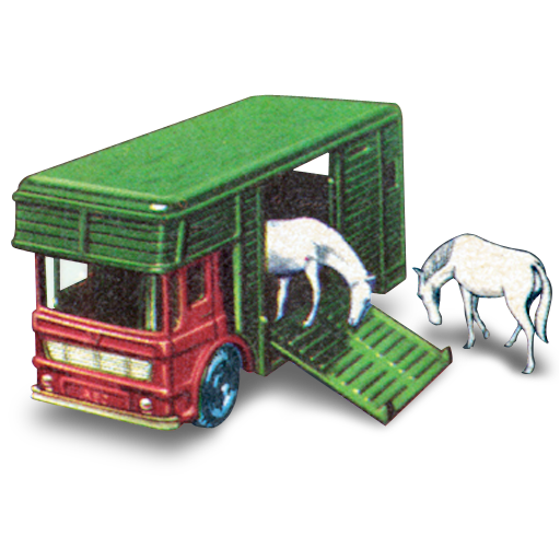 Box, horse, horses, with icon