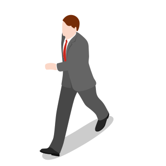 Businessman, male, man, walking, business, office, user icon