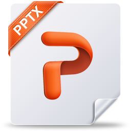 Microsoft, office, powerpoint, pptx icon