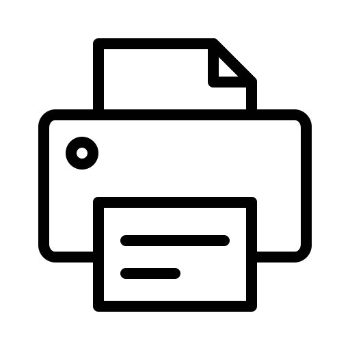 Office, paper, print, printer, tools icon