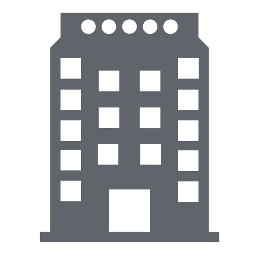 Apartment, building, construction, home, hotel, office, travel icon