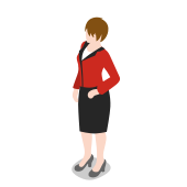 Businesswoman, female, woman, avatar, business, office, person icon