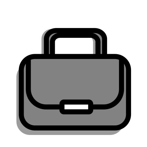 Briefcase, bag, business, office, shopping, work icon