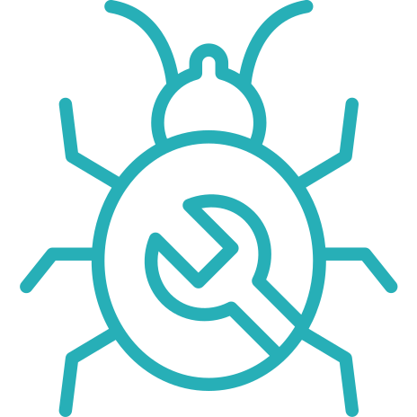 Bug, analysis, business, money, office, seo, work icon