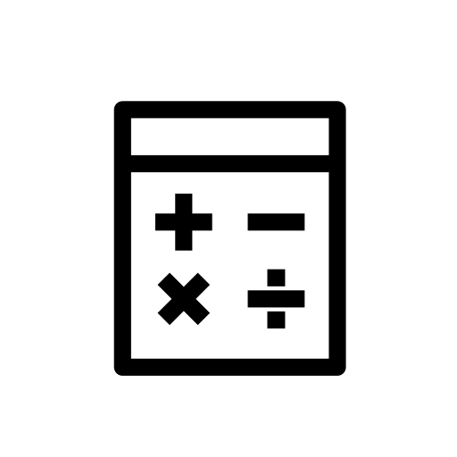 Accounting, calculate, calculation, calculator, general, math, office icon