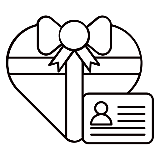 Box, boxes, gift, heart, id, present icon