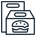 Box,Delivery0,Food,Go,Hamburger,Takeaway,To