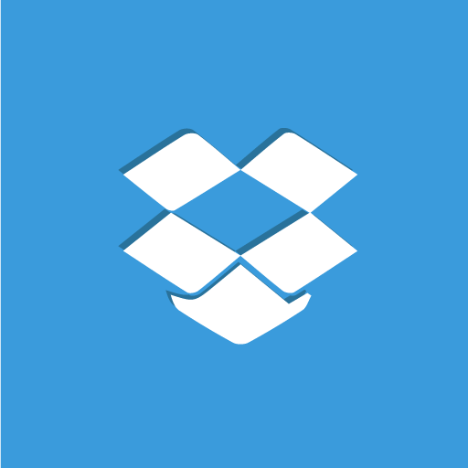 Box, dropbox, social icon