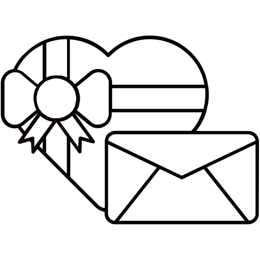 Box, boxes, envelope, gift, heart, present icon