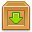 Box, down icon