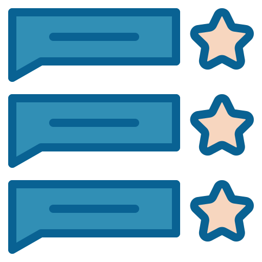Advertising, business, feedback, marketing, rating, review, strategy icon