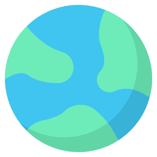 Astronomy, earth, galaxy, planet, science, space, world icon