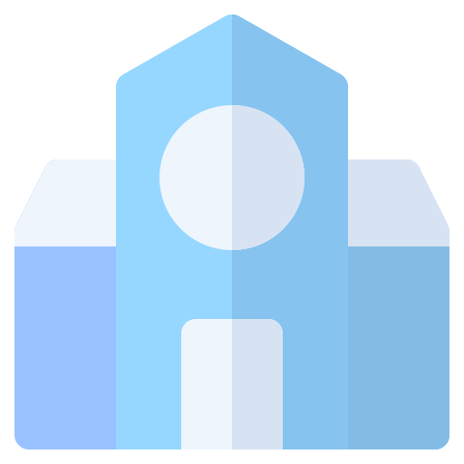 Book, building, school, university icon