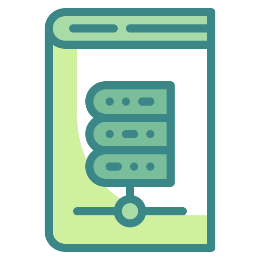 Book, database, education, file, library, school, storage icon