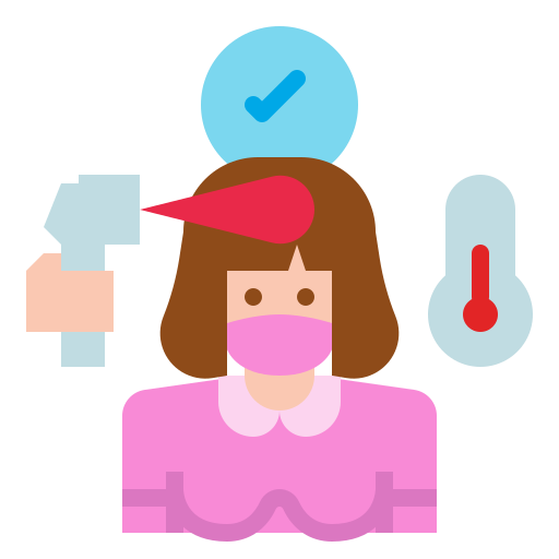 Health, measurement, medicine, temperature, thermometer icon