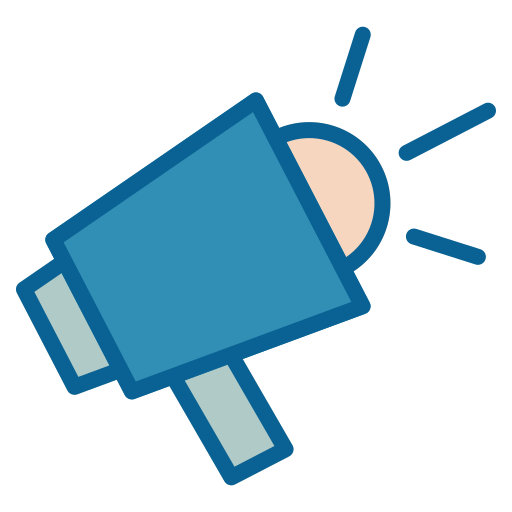 Advertisement, advertising, business, marketing, megaphone, speaker, strategy icon