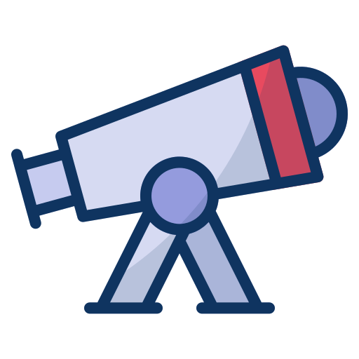 Astronomy, galaxy, laboratory, observatory, science, space, telescope icon
