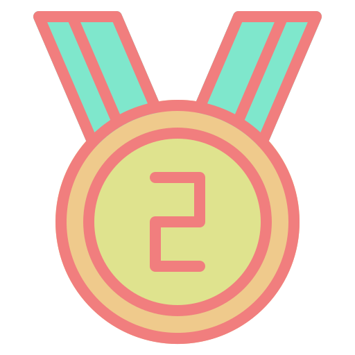 Achievement, award, champ, medal, success, trophy, winner icon