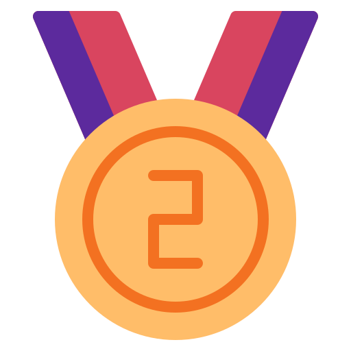 Achievement, award, champ, medal, success, trophy, winner icon