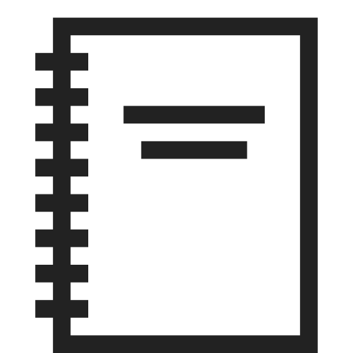 Adresse, book, notebook, document, notes icon