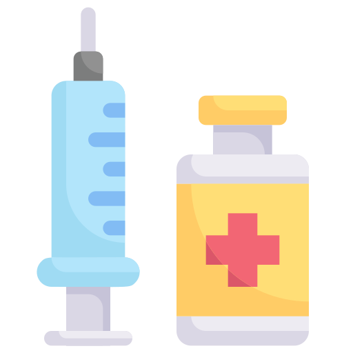 Disease, epidemic, infection, medicine, transmission, vaccine, virus icon